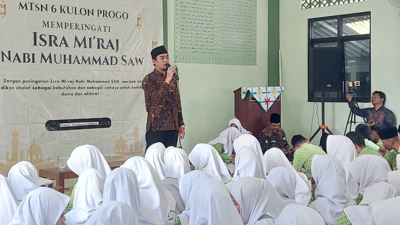 Perjalanan Bumi dan Langit, MTsN 6 Kulon Progo Peringati Isra Miraj 1447 H